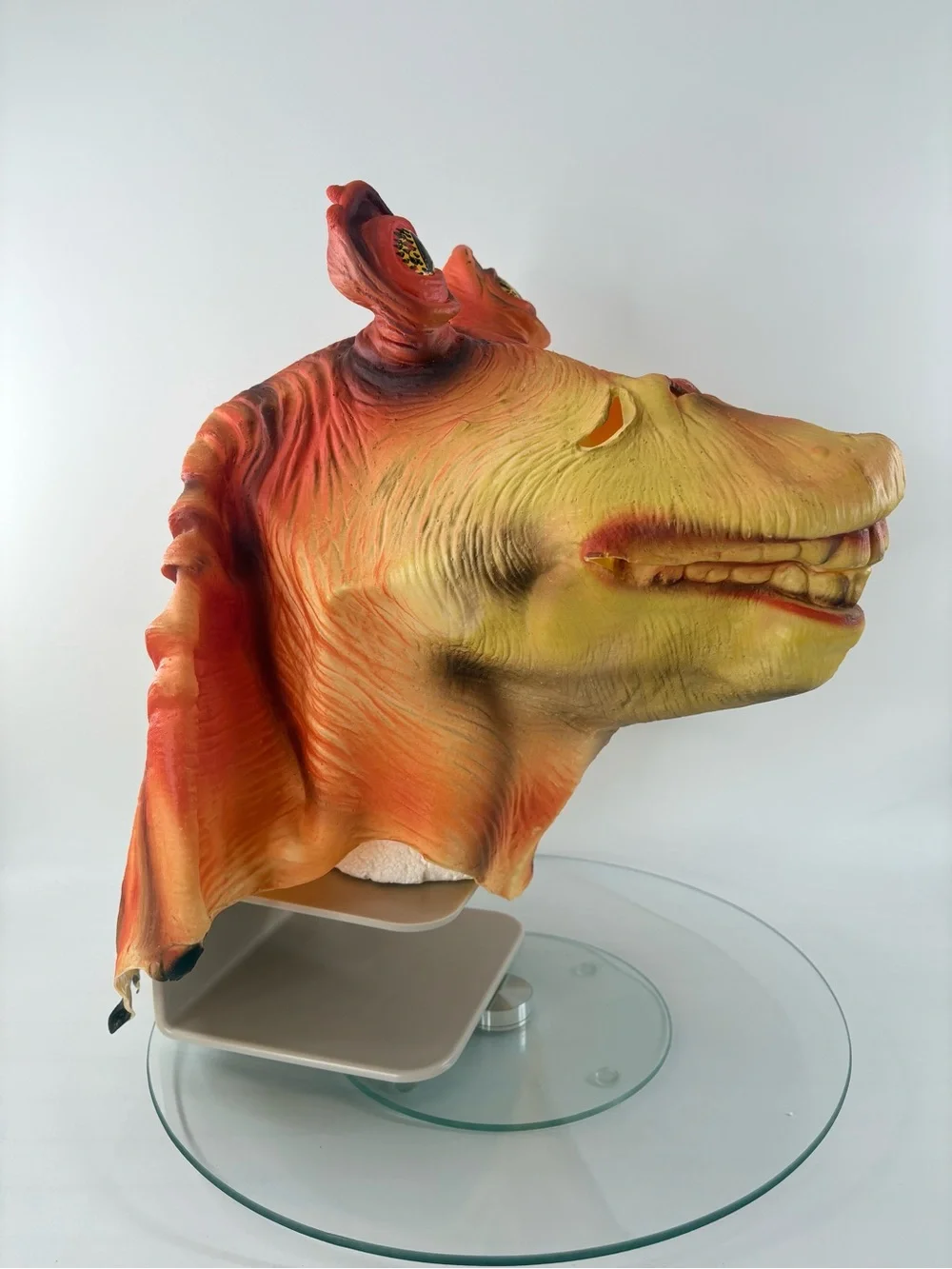 Vintage 1999 Star Wars Jar Jar Binks Episode I Latex Halloween Mask Lucasfilm